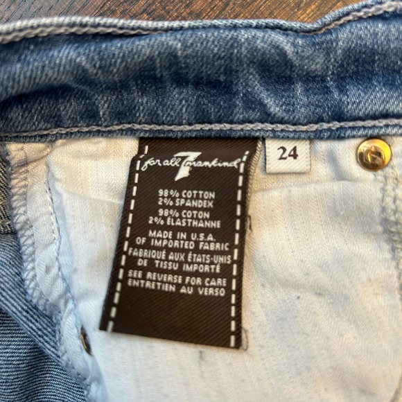 7 For All Mankind light wash Roxanne jeans - Picture 10 of 10